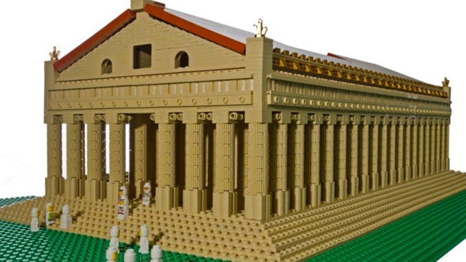 World landmarks recreated with Lego - VIDEO